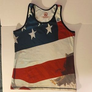 INKnBURN women's XL Tank Patriotic